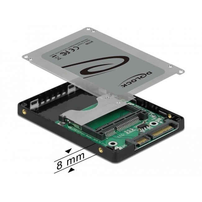 Delock 2.5″ SATA Card Reader for CFast memory cards