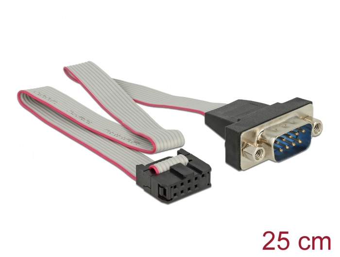 DeLOCK Cable RS-232 Serial pin header female naar DB9 male kabel