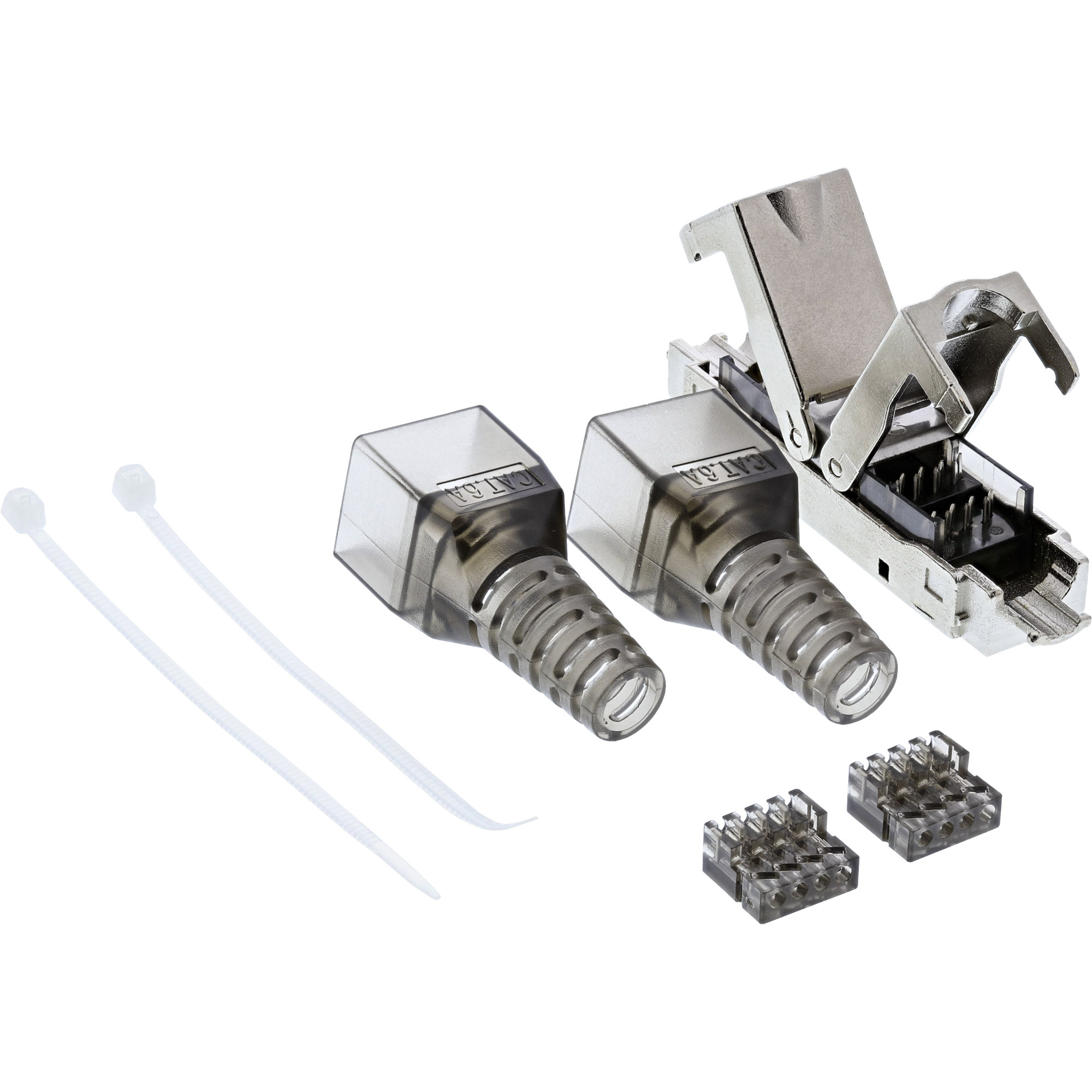 InLine 69992D. Aansluiting(en): LC, Kleur van het product: Grijs, Metallic, Wit, Kabel standaard: Cat6a