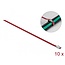Delock Stainless Steel Cable Ties L 500 x W 4.6 mm red 10 pieces