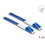 Delock Fiber Optical Cable with metal armouring LC Duplex to LC Duplex Singlemode OS2 1 m