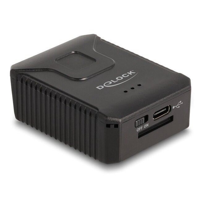 Delock Wearable Barcode Scanner 1D and 2D with 2.4 GHz or Bluetooth - for glove 90606 and 90609