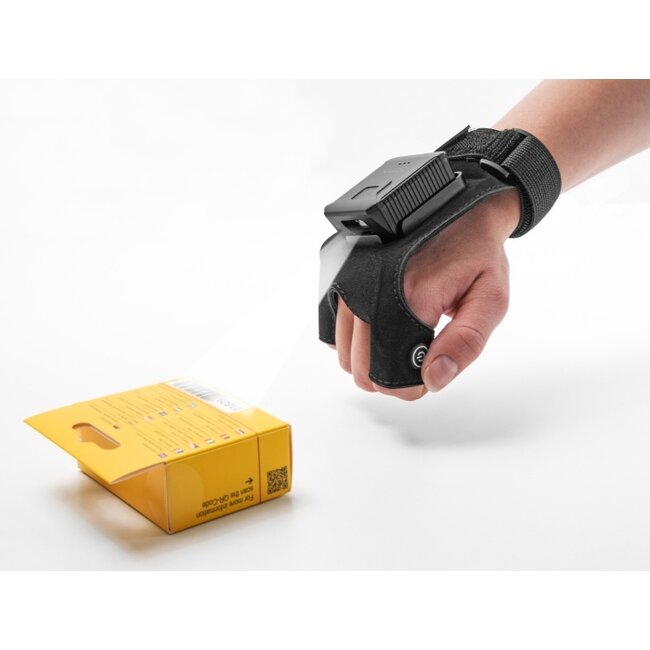 Delock Wearable Barcode Scanner 1D and 2D with 2.4 GHz or Bluetooth - for glove 90606 and 90609
