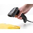 Delock USB Barcode Scanner 1D with connection cable and stand - Laser - black