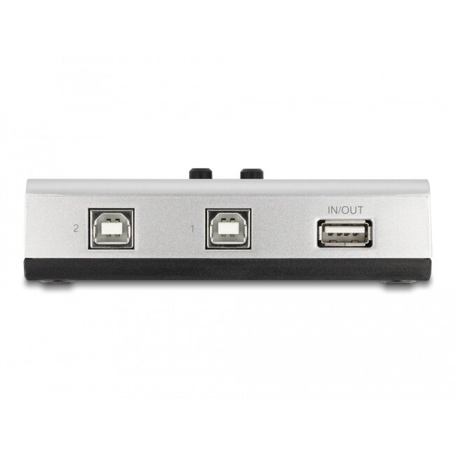 Delock Switch USB 2.0 with 2 x Type-B female to 1 x Type-A female manual bidirectional