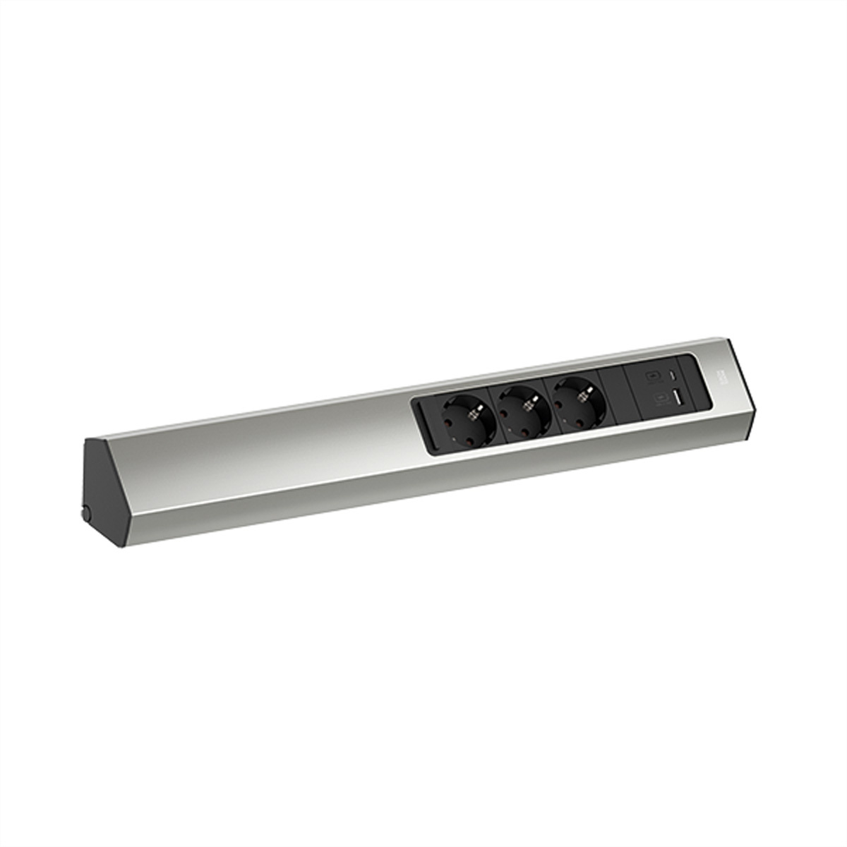 BACHMANN CASIA 2 3xCEE7/3 1xUSB A/C 22W 2,0m AEH Edelstahl-Optik |