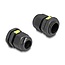 Delock Cable Gland M20 with ventilation IP68 dust and waterproof black 2 pieces