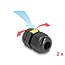 Delock Cable Gland M12 with ventilation IP68 dust and waterproof black 2 pieces
