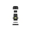 Delock Cable Gland M16 with ventilation IP68 dust and waterproof black 2 pieces