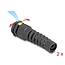 Delock Cable Gland M20 with ventilation and strain relief IP68 dust and waterproof black 2 pieces
