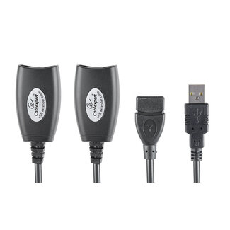 Cablexpert USB-verlenger, 30 m