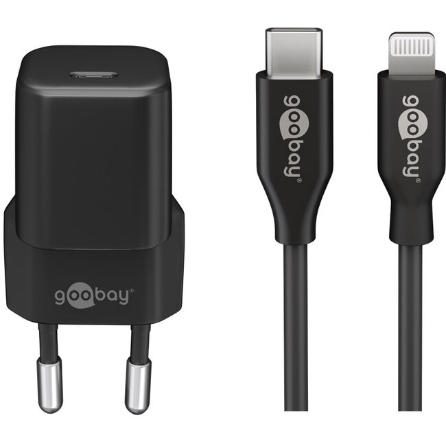 Goobay Lightning/USB-C™ PD Charging Set (30 W)