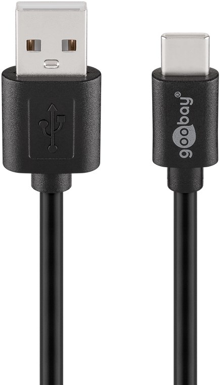 USB 3.2 GEN 1 (USB3.0) Aansluitkabel - USB-C naar USB-A - 5Gbit/s - USB adapter - OTG kabel - USB-C (M) naar USB-A (M) aansluitkabel - 0.5m - 5Gbit/s - GEN 1 - zwart