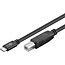 Goobay USB-C™ to B Cable, Black 1 m