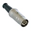 REAN NYS322 DIN 5-pins 180° (m) connector / metaal