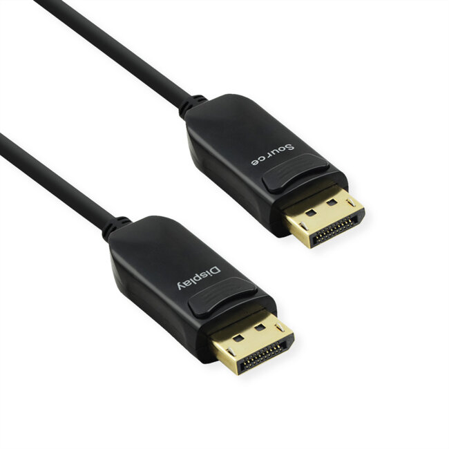 VALUE DisplayPort v1.4 Kabel (AOC), M/M, 15 m