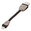 Data en Oplaadkabel Apple Lightning - USB A Male 0.10 m Zwart