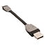 Data en Oplaadkabel Apple Lightning - USB A Male 0.10 m Zwart