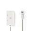 Mini DisplayPort-Kabel | DisplayPort 1.2 | Mini-DisplayPort Male | DVI-D 24+1-Pins Female / HDMI™ Input / VGA Female 15p | 21.6 Gbps | Vernikkeld | 0.20 m | Rond | PVC | Wit | Blister