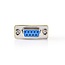 Seriële Adapter | Adapter | D-SUB 9-Pins Female | D-SUB 9-Pins Female | Vernikkeld | Metaal | Doos