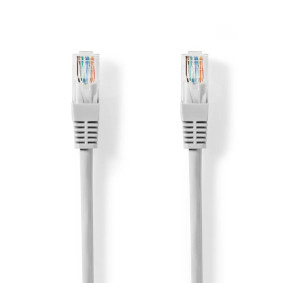 Nedis CCGL85101GY150 CAT5e-Kabel U/UTP RJ45 netwerkkabel Grijs 15 m