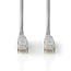 CAT5e Netwerkkabel | U/UTP | RJ45 Male | RJ45 Male | 15.0 m | Rond | PVC | Grijs | Label