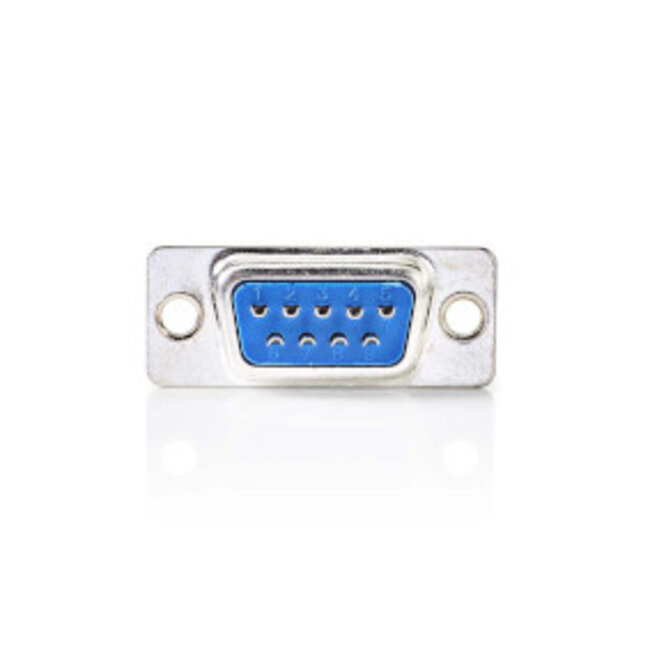 D-Sub-Chassisdeel | D-SUB 9-Pins Female | Zilver | Doos