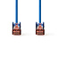 CAT6 Netwerkkabel | RJ45 Male | RJ45 Male | S/FTP | 0.50 m | Rond | LSZH | Blauw | Label