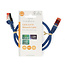 CAT6 Netwerkkabel | RJ45 Male | RJ45 Male | S/FTP | 0.50 m | Rond | LSZH | Blauw | Label