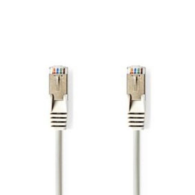 CAT5e Netwerkkabel | SF/UTP | RJ45 Male | RJ45 Male | 10.0 m | Rond | PVC | Grijs | Doos