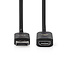 DisplayPort-Adapter | DisplayPort Male | HDMI™ Output | 8K@30Hz | Vernikkeld | Recht | 0.20 m | Rond | TPE | PVC | Zwart | Envelop