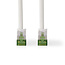 CAT7 Netwerkkabel | S/FTP | RJ45 Male | RJ45 Male | 10.0 m | Snagless | Rond | LSZH | Wit | Envelop