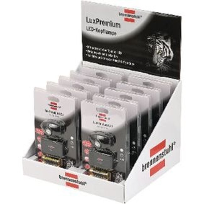 LED-koplamp LuxPremium / licht CREE LED-koplamp met helder voorlicht Zwart