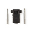 D-Sub-Connectorbehuizing | D-SUB 9-Pin | Neutraal | Vernikkeld | PVC | Zwart | Doos