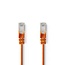 CAT5e Netwerkkabel | SF/UTP | RJ45 Male | RJ45 Male | 7.50 m | Rond | PVC | Oranje | Polybag