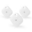 Keyfinder | Geschikt voor: Apple Find My App | Batterij Gevoed | 3x CR2032 | Incl. batterij(en) | Bluetooth®-versie: 5.1 | Batterijlevensduur tot: 1 Jaar | Wit | 3 Stuks