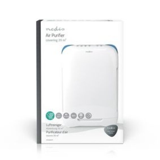 Luchtreiniger | Geschikt voor ruimtes tot: 25 m² | Clean Air Delivery Rate (CADR): 200 m³/h | Luchtkwaliteitsindicator | Wit