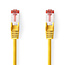 CAT6 Netwerkkabel | RJ45 Male | RJ45 Male | S/FTP | 0.50 m | Rond | LSZH | Geel | Label