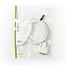 Mini DisplayPort-Kabel | DisplayPort 1.2 | Mini-DisplayPort Male | DVI-D 24+1-Pins Male | 21.6 Gbps | Vernikkeld | 2.00 m | Rond | PVC | Wit | Polybag