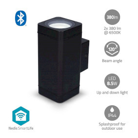 Smartlife Buitenlamp | 760 lm | Bluetooth® | 8.5 W | Warm tot Koel Wit | 2700 - 6500 K | ABS | Andro