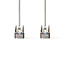 CAT5e Netwerkkabel | SF/UTP | RJ45 Male | RJ45 Male | 1.50 m | Rond | PVC | Grijs | Label