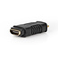 HDMI™-Adapter | HDMI™ Mini-Connector | HDMI™ Output | Verguld | Recht | ABS | Zwart | 1 Stuks | Blister