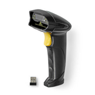 Nedis Barcodescanner | Laser | Draadloos | 1D Lineair | Batterij Gevoed / USB Gevoed | USB-dongle