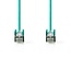 CAT5e Netwerkkabel | SF/UTP | RJ45 Male | RJ45 Male | 5.00 m | Rond | PVC | Groen | Polybag