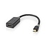 Mini DisplayPort-Kabel | DisplayPort 1.4 | Mini-DisplayPort Male | HDMI™ Output | 48 Gbps | Verguld | 0.20 m | Rond | PVC | Antraciet | Polybag