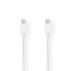 Mini DisplayPort-Kabel | DisplayPort 1.4 | Mini-DisplayPort Male | Mini-DisplayPort Male | 48 Gbps | Vernikkeld | 2.00 m | Rond | PVC | Wit | Blister