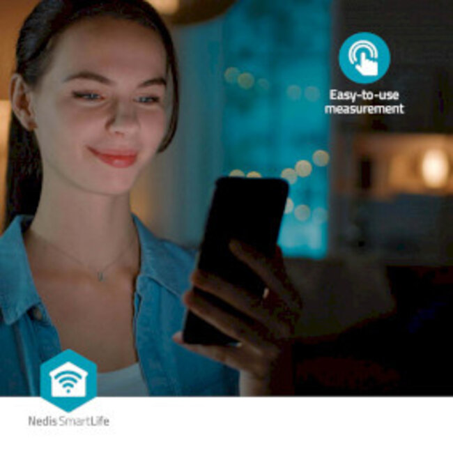 SmartLife Bloeddrukmeter | Arm | Bluetooth® | LCD-Scherm | 22 - 42 cm | Aanduiding van stil houden / Detectie van onregelmatige hartslag / Detectie voor het dragen van armband | Wit