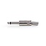 6,35 mm Audioconnector | Recht | Male | Vernikkeld | Soldeer | Diameter kabelinvoer: 6.8 mm | Metaal | Metaal | Polybag | 25 Stuks