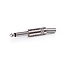 6,35 mm Audioconnector | Recht | Male | Vernikkeld | Soldeer | Diameter kabelinvoer: 6.8 mm | Metaal | Metaal | Polybag | 25 Stuks