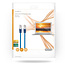 CAT5e Netwerkkabel | SF/UTP | RJ45 Male | RJ45 Male | 15.0 m | Rond | PVC | Blauw | Polybag